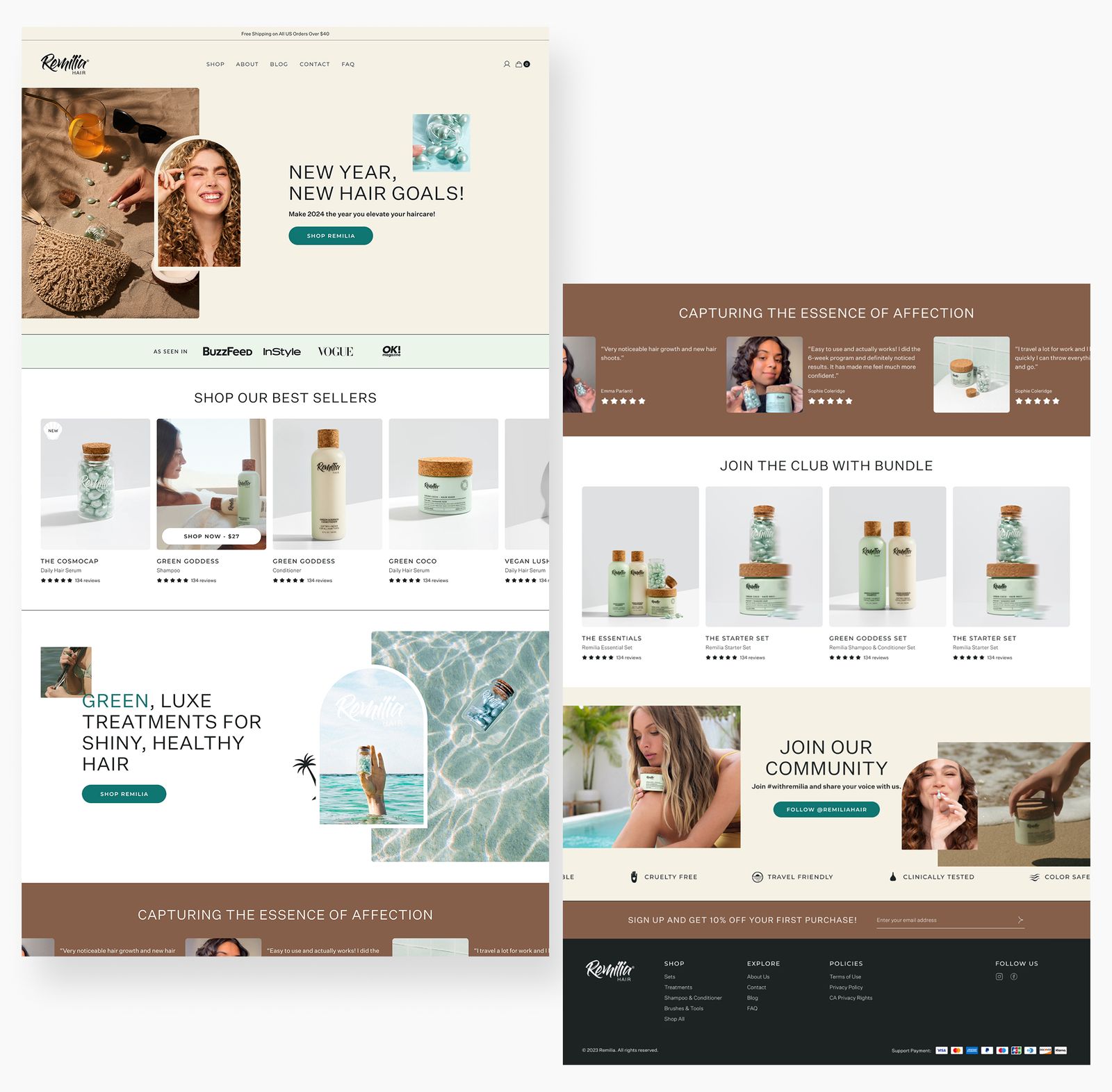 Concept 2 — homepage design direction