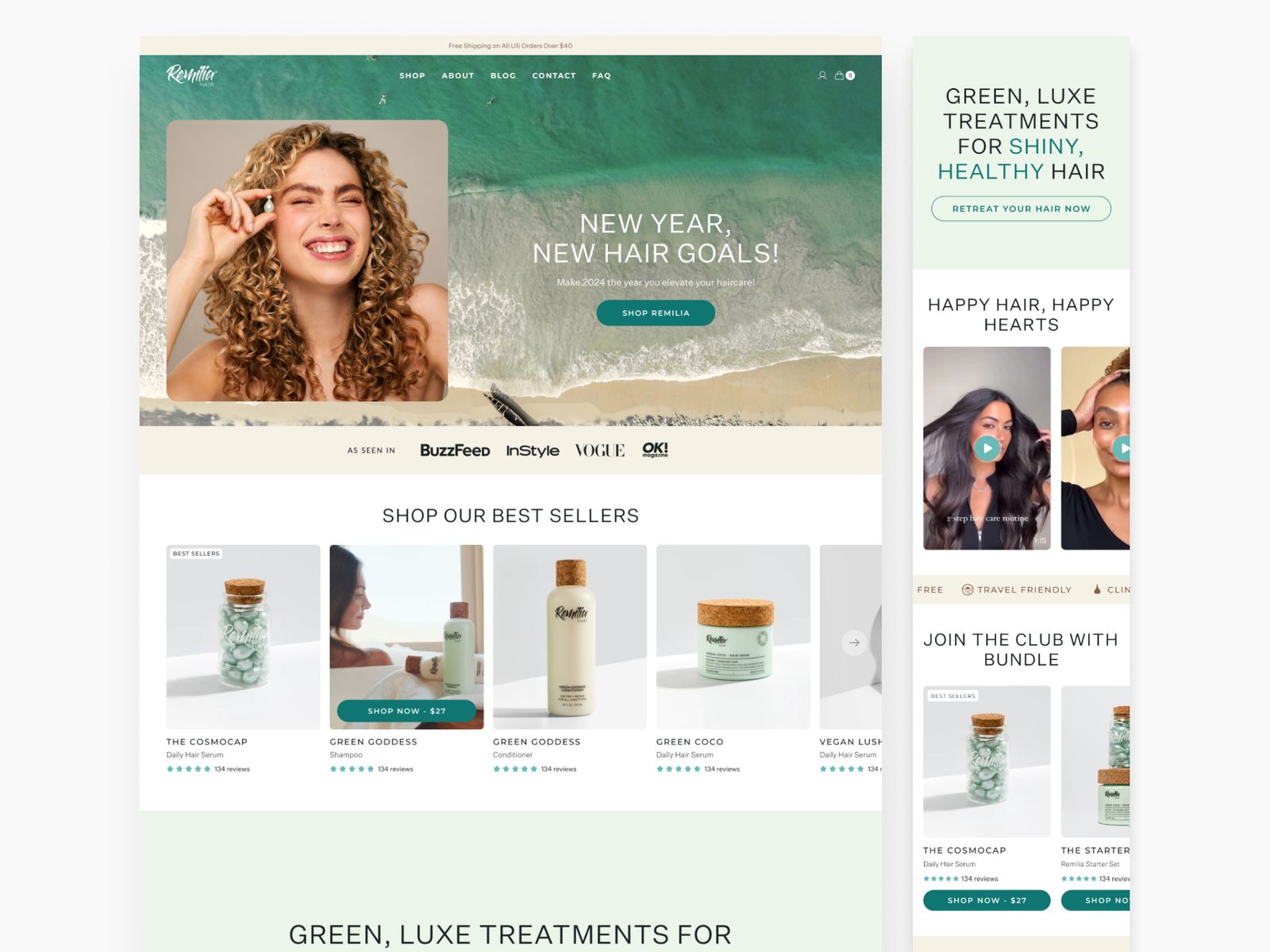 Final Remilia Hair design — brand direction
